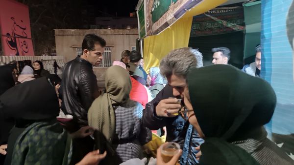 جشن خیابانی مهر علوی در شهرستان کاشمر 