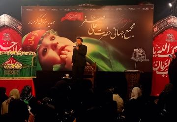 برگزاری مراسم شیرخوارگان حسینی در مهدیه بزرگ گرمسار همزمان با سراسر کشور 