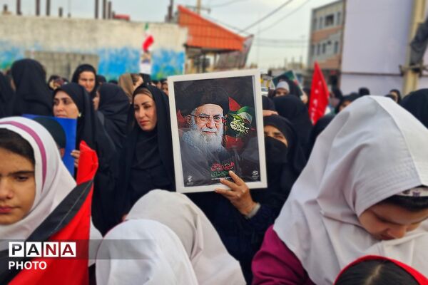 اجتماع بزرگ بانوان زینبی مدافعان ولایت به مناسبت شهادت رهبری شهید امام خامنه‌ای و شهیدان جنگ رمضان در باشت