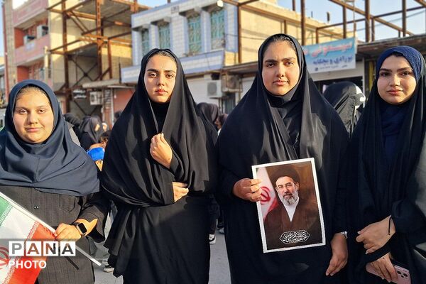 نمایش عظیم اقتدار جان‌فدایان ایران امام رضایی در باشت