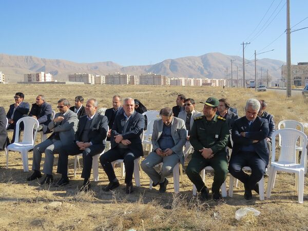 کلنگ‌زنی آموزشگاه ۱۲ کلاسه ناحیه ۲ گلستان شهر بجنورد 