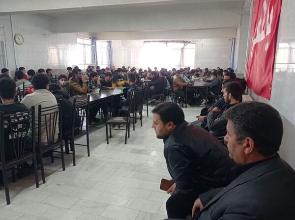 مراسم سوگواری به مناسبت دهه فاطمیه در مدرسه  علامه طبابایی سرهنگ