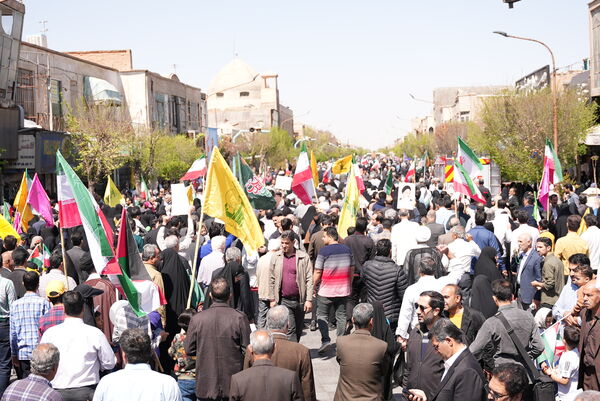 راهپیمایی روز قدس در یزد