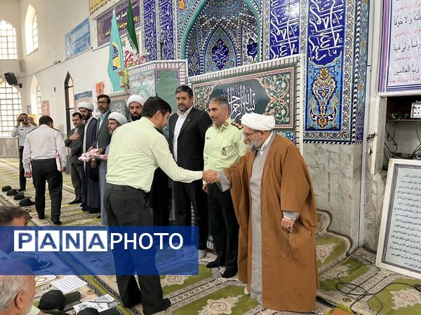 مراسم گرامیداشت هفته نیروی انتظامی در شهرستان سملقان