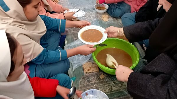 مراسم شهادت حضرت زهرا(س) در مدرسه سمیه کاشمر