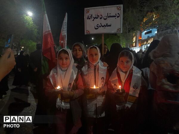 آیین چهلمین روز شهادت امام خامنه‌ای، میهمان دیار کهن نیشابور
