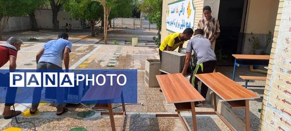 اجرای طرح « شهید عجمیان » الگویی موفق در شاداب‌سازی مدارس فین