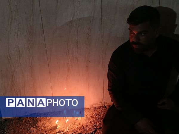 شام غریبان در امامزادگان سید محمد و سید نظام الدین شهرستان حاجی‌آباد