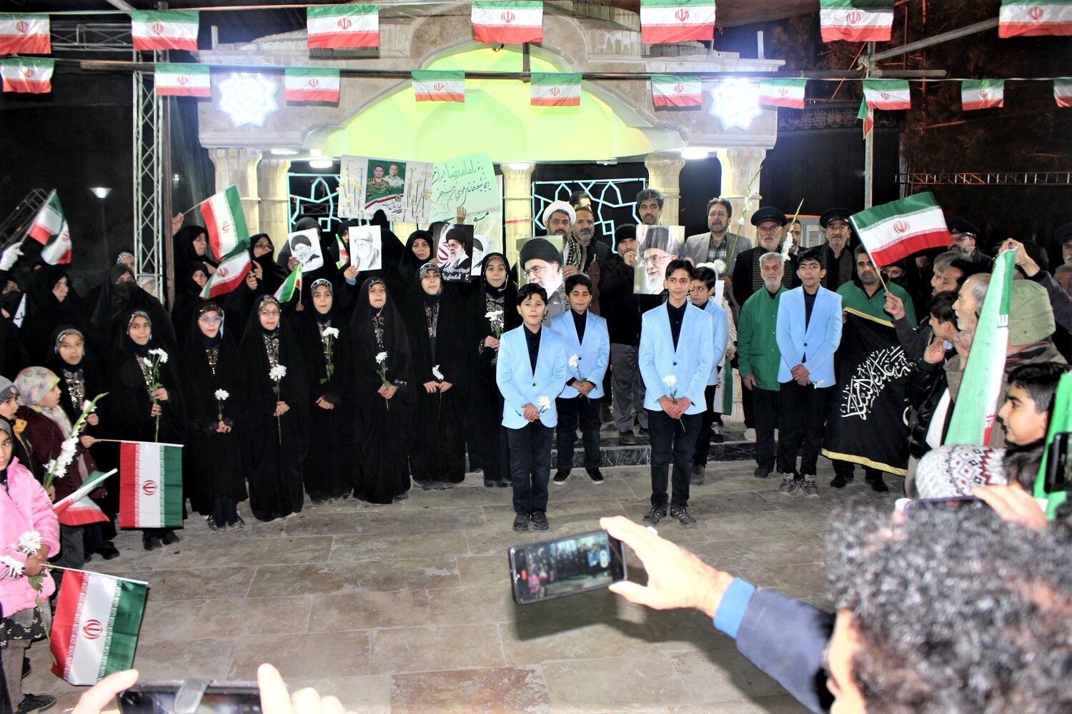 دسته عزاداری اهالی خیابان آذر قم در آستانه سالروز شهادت امام موسی کاظم(ع)