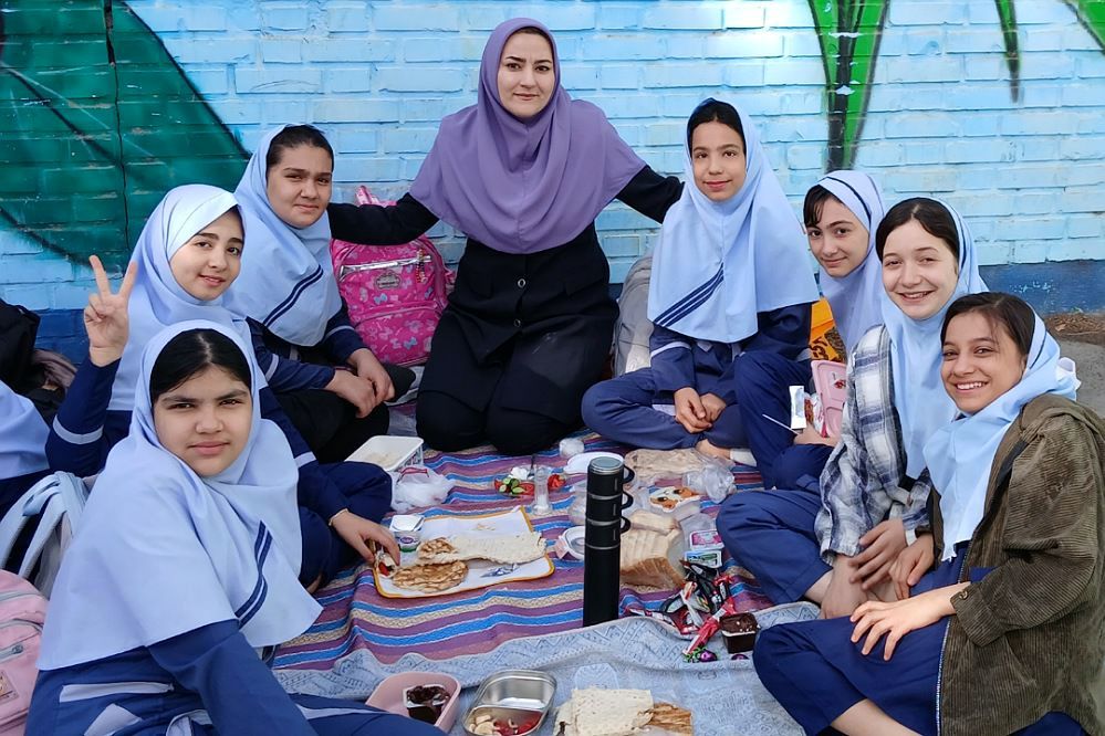 برگزاری اردو درون مدرسه‌ای در بهارستان ۲