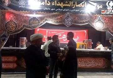 موکب انصار‌ الشهدا در شهرستان دامغان