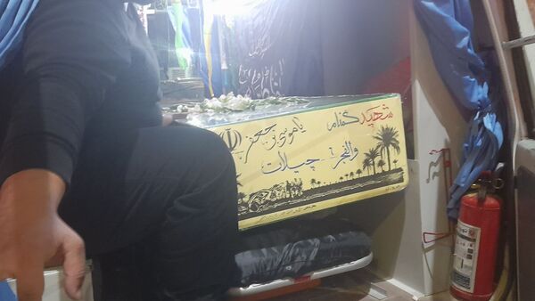 شهید گمنام مهمان محله الهیه شد