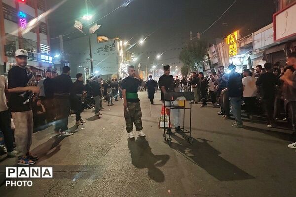 مراسم تاسوعای حسینی در شهرستان قدس
