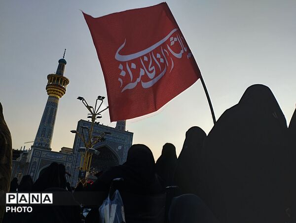 مشهد مقدس در سوگ امام مهربانی ها
