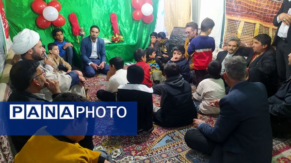 جشن میلاد طفل شش ماهه کربلا در هیئت علی‌اصغری فداف