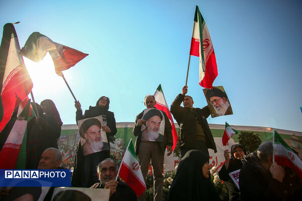 راهپیمایی محکومیت اقدامات تروریستی آمریکا و رژیم صهیونیستی علیه ملت ایران