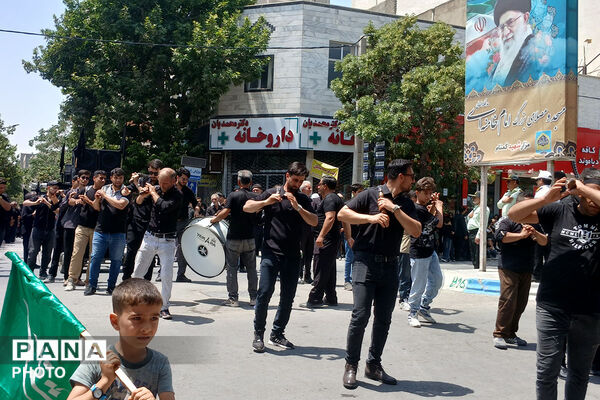 مراسم تاسوعای حسینی در شهرستان شیروان 