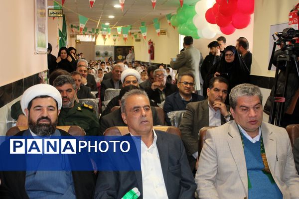 افتتاح دبستان شش کلاسه جانباز حاج عباس علی مجدی در فاروج 