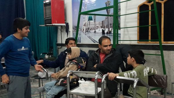 معتکفین با خانواده های خود دیدار کردند 