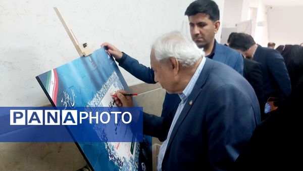 خشت گذاری ۵ پروژه‌ عمرانی منطقه ۵ آموزش و پرورش شهر تهران