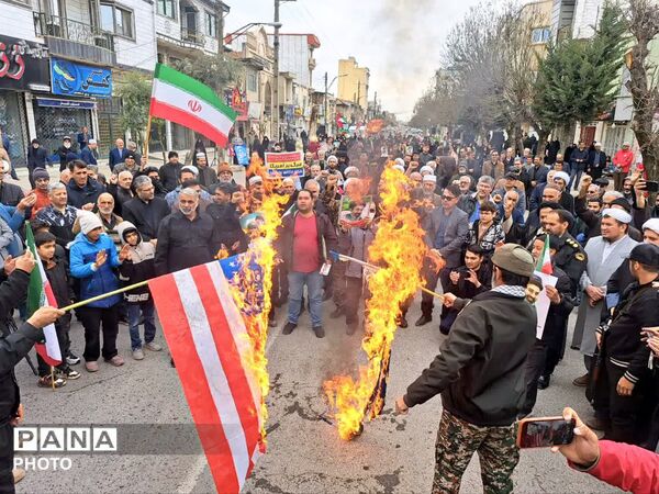 راهپیمایی روز قدس در بندرترکمن