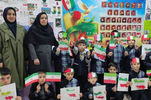 حضور پرشور دانش آموزان ناحیه دو شهرری در برنامه‌های متنوع دهه فجر و جشن انقلاب
