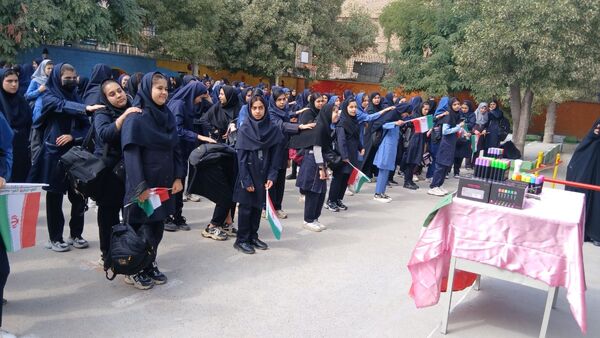 بازگشایی دبیرستان میثاق منطقه تبادکان