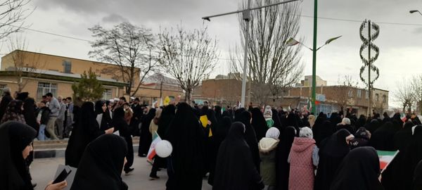 حضور پرشور مردم گل‌تپه در راهپیمایی ۲۲ بهمن