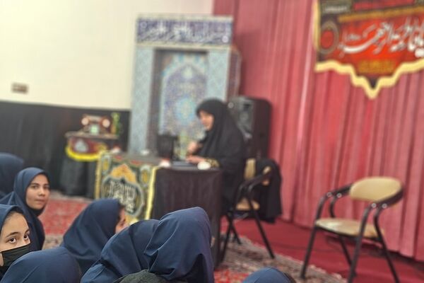 مدرسه نمونه‌دولتی ارشاد شهرستان قرچک در سوگ یاس نبی