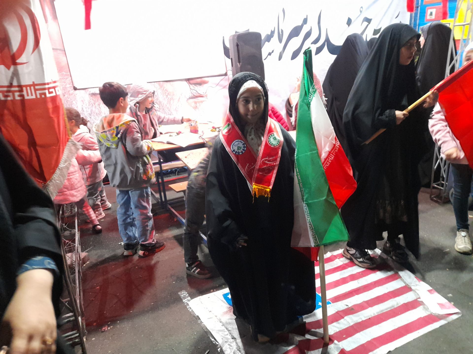 برپایی موکب اداره آموزش و پرورش ناحیه دو کرج در قرار شبانه