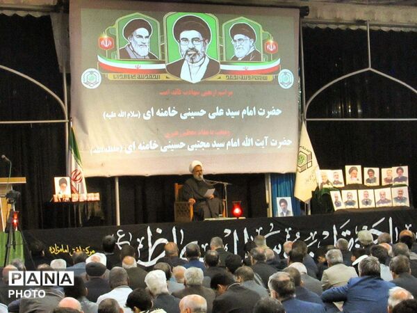 مراسم عزاداری اربعین رهبر انقلاب اسلامی در کاشمر