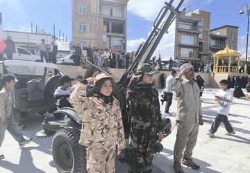 مراسم جان فدا برای ایران امام رضایی در شهرستان چرداول برگزار شد 