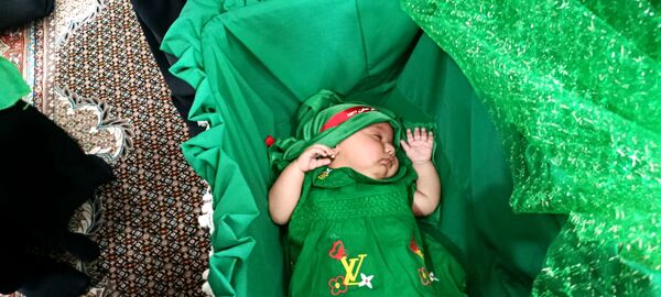 همایش بزرگ شیرخوارگان حسینی در شهر جعفریه
