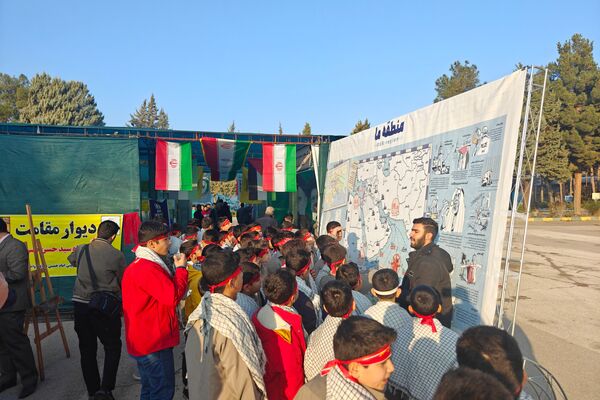 اختتامیه دومین پویش دانش‌آموزی «مقاومت، آغاز نصرالله» در کرمانشاه 