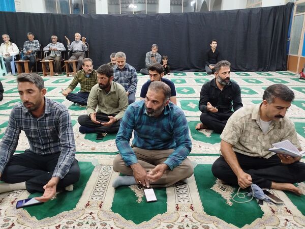 مراسم عزاداری شهادت امام جعفر صادق(ع) در روستای ظفرآباد 