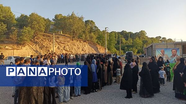 استقبال پر‌شور مردم دهستان کریک از کاروان خدام رضوی