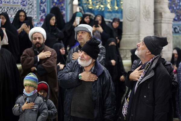 مراسم عزاداری سالروز شهادت امام هادی(ع) در حرم حضرت معصومه(س)