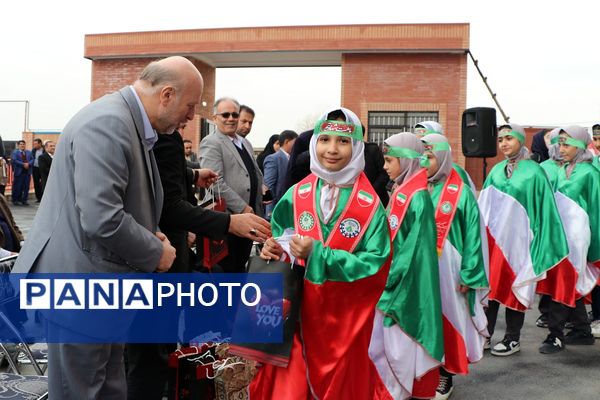 آیین افتتاح مدرسه ۱۴ کلاسه روستای خیرآباد