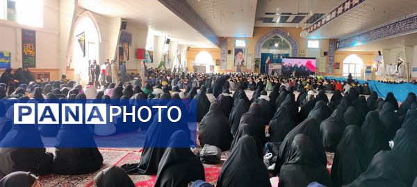 برگزاری همایش بزرگ بسیج در مصلی امام خامنه‌ای شیروان