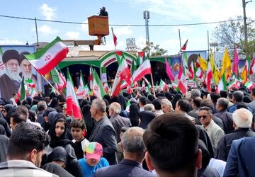 رزمایش بزرگ جانفدا برای ایران امام رضایی در شهر ایلام