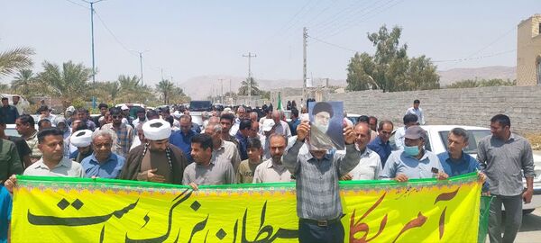 راهپیمایی خشم و نصر در سراسر استان کرمان