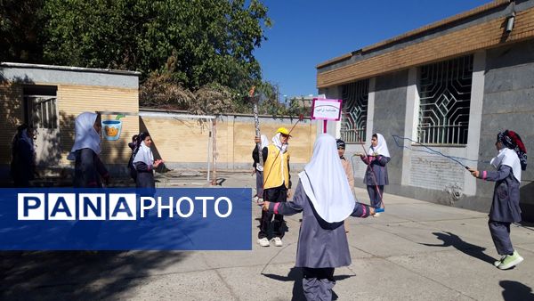  المپیاد ورزشی درون‌مدرسه‌ای در مدرسه شهید حدادی