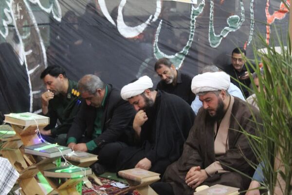 ادای احترام به حماسه‌سازان مقاومت؛ مراسم چهلم شهدای جنگ ۱۲ روزه در ملکان