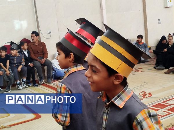 جشن الفبا دانش‌آموزان پایه اول دبستان شهید پسندیده فدافن