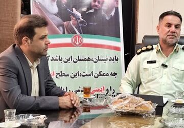 جمعی از دانش آموزان و فرهنگیان شهرستان کارون با فرماندهی فراجا شهرستان دیدار کردند