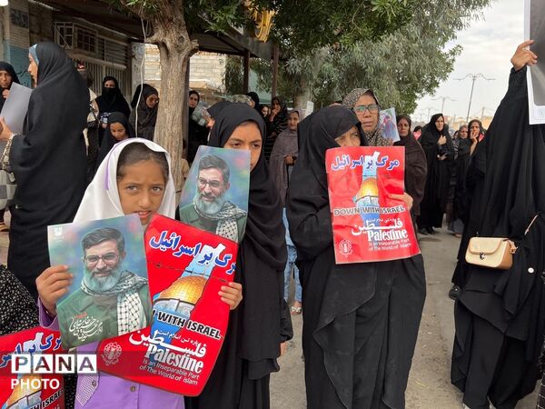 حضور حماسی قلعه گنج در روز قدس