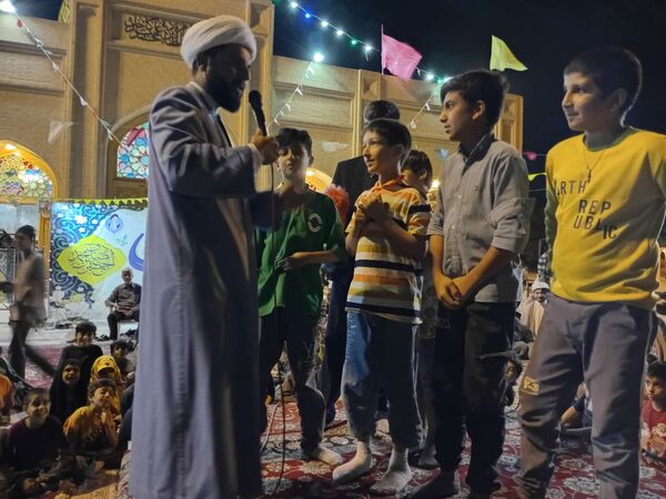 حضور پرشور کودکان در جشن میلاد حضرت محمد (ص) و امام صادق (ع)