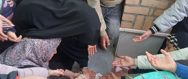 آیین چراغ برات در مزار شهیدان خلیل آباد 