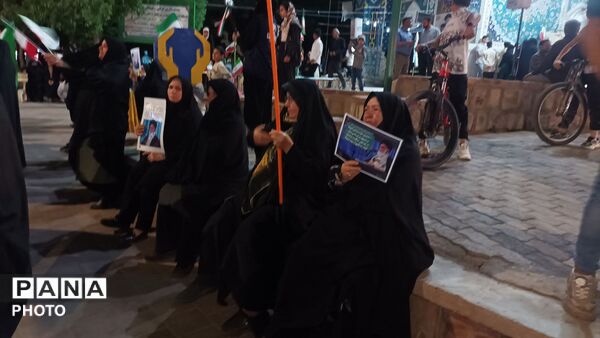 شصت و پنجمین شب از اجتماعات در آرامگاه بانو بی بی شطیطه شهرستان نیشابور