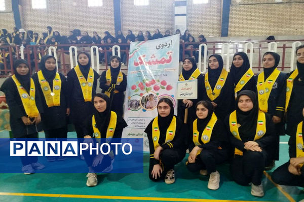 اردوی تمشک دختران شهرستان‌های جنوبی استان بوشهر در کنگان